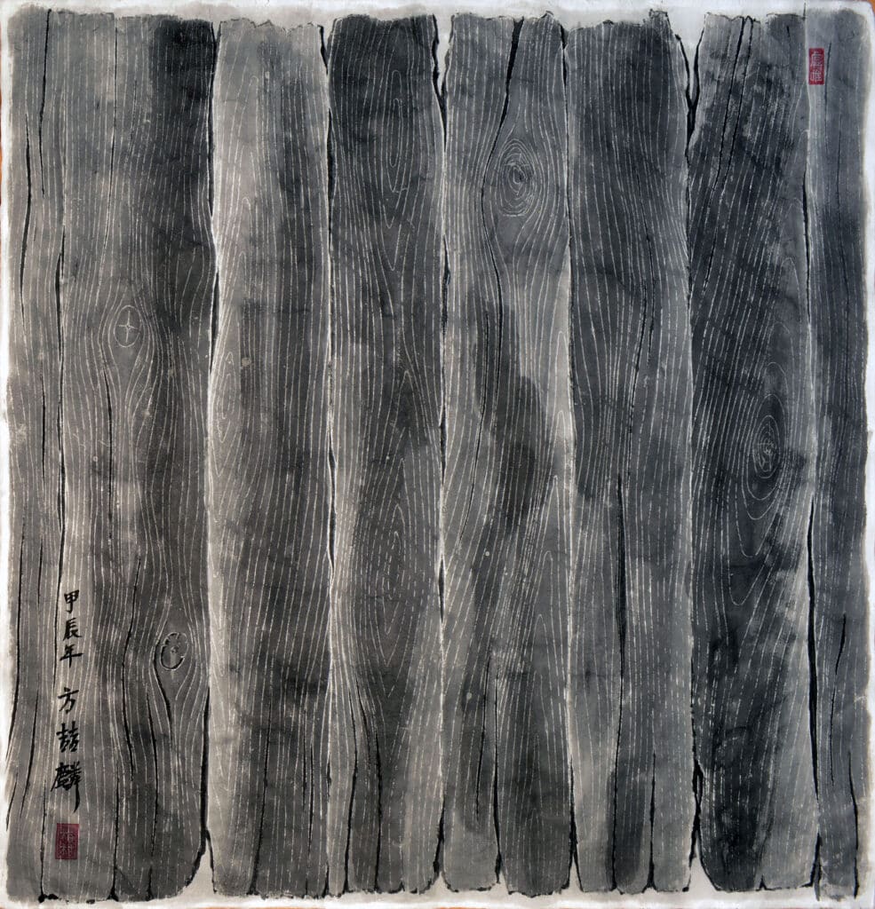 연륜(年輪)-2/한지에 먹/720x740/2024